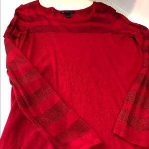 INC Illusion Striped Top